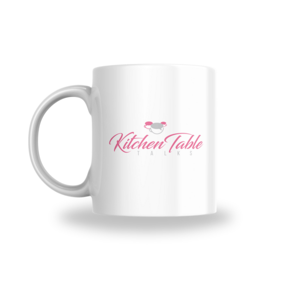 Kitchen Table Talks branded mug