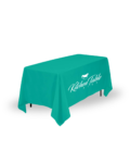 Kitchen Table Talks branded table cloth